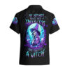 Witch Skull Hawaiian Shirt My Mother Didnt Raise A Princess She Trained A Witch 1.jpg