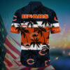 chicago bears sunset palms stripes hawaiian shirt back.jpeg