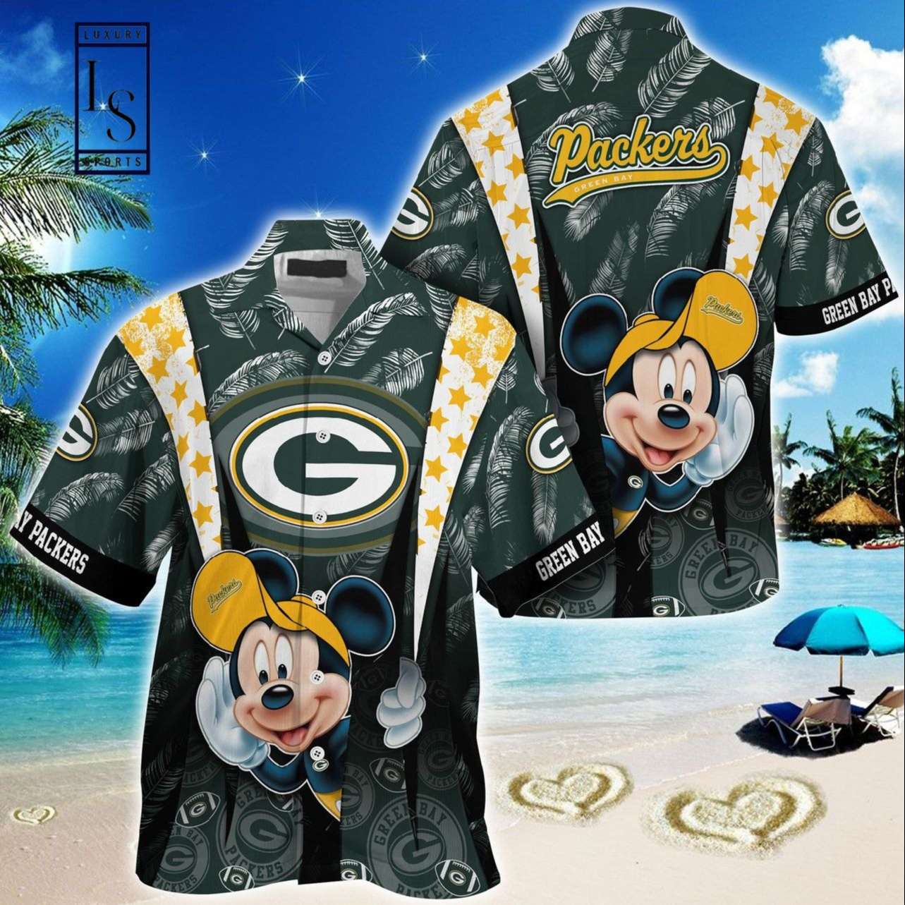 green bay packers mickey star adventure hawaiian shirt.jpg
