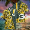 green bay packers tropical sunset hawaiian shirt.webp