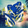 los angeles rams tropical waves hawaiian shirt.webp