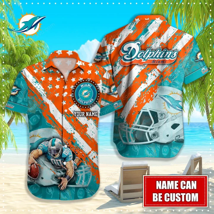miami dolphins all star custom hawaiian shirt.webp