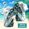 miami dolphins custom lightning strike hawaiian shirt.webp