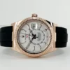 rolex everose gold sky dweller watch white index dial oysterflex bracelet 2020 release 326235 wi 840194 1024x1024@2x.webp