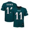 a.j. brown philadelphia eagles youth replica player jersey midnight green 1851 thor1.jpg