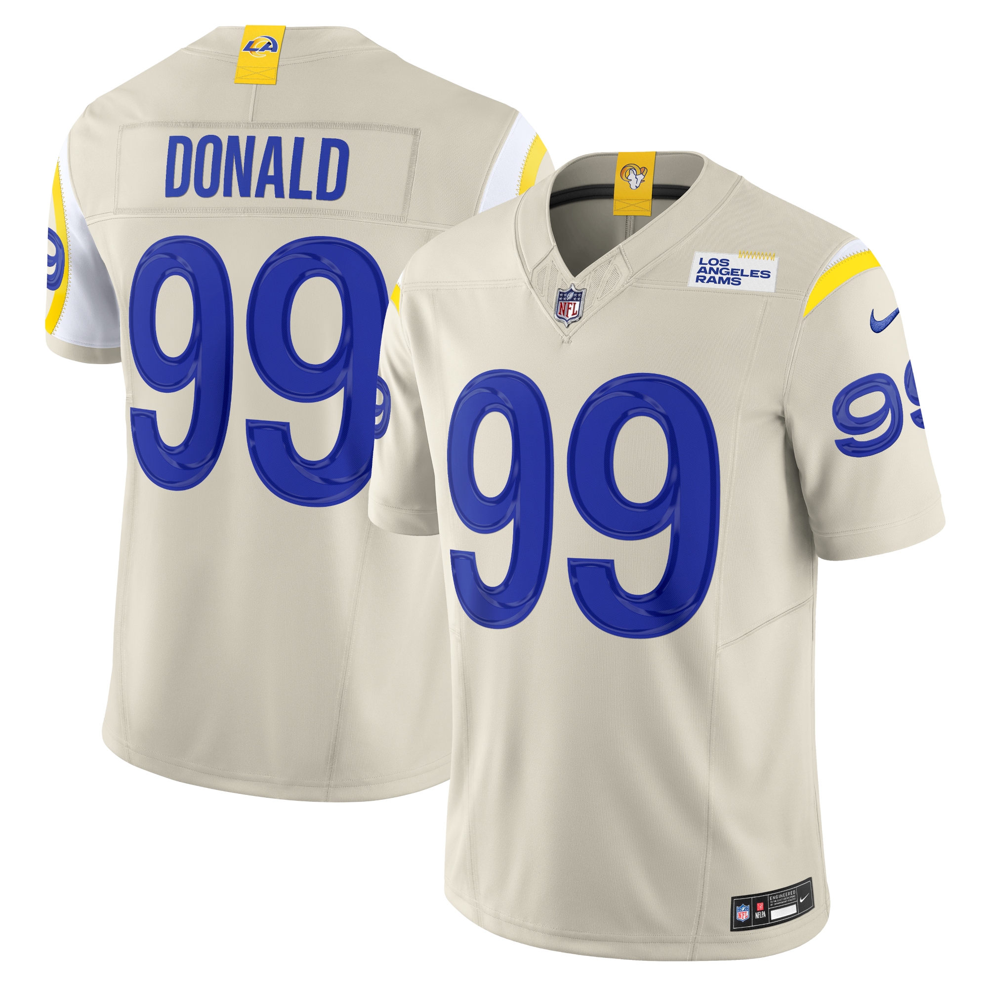 aaron donald los angeles rams nike alternate vapor f.u.s.e. limited jersey bone 4178 qxiqk.jpg