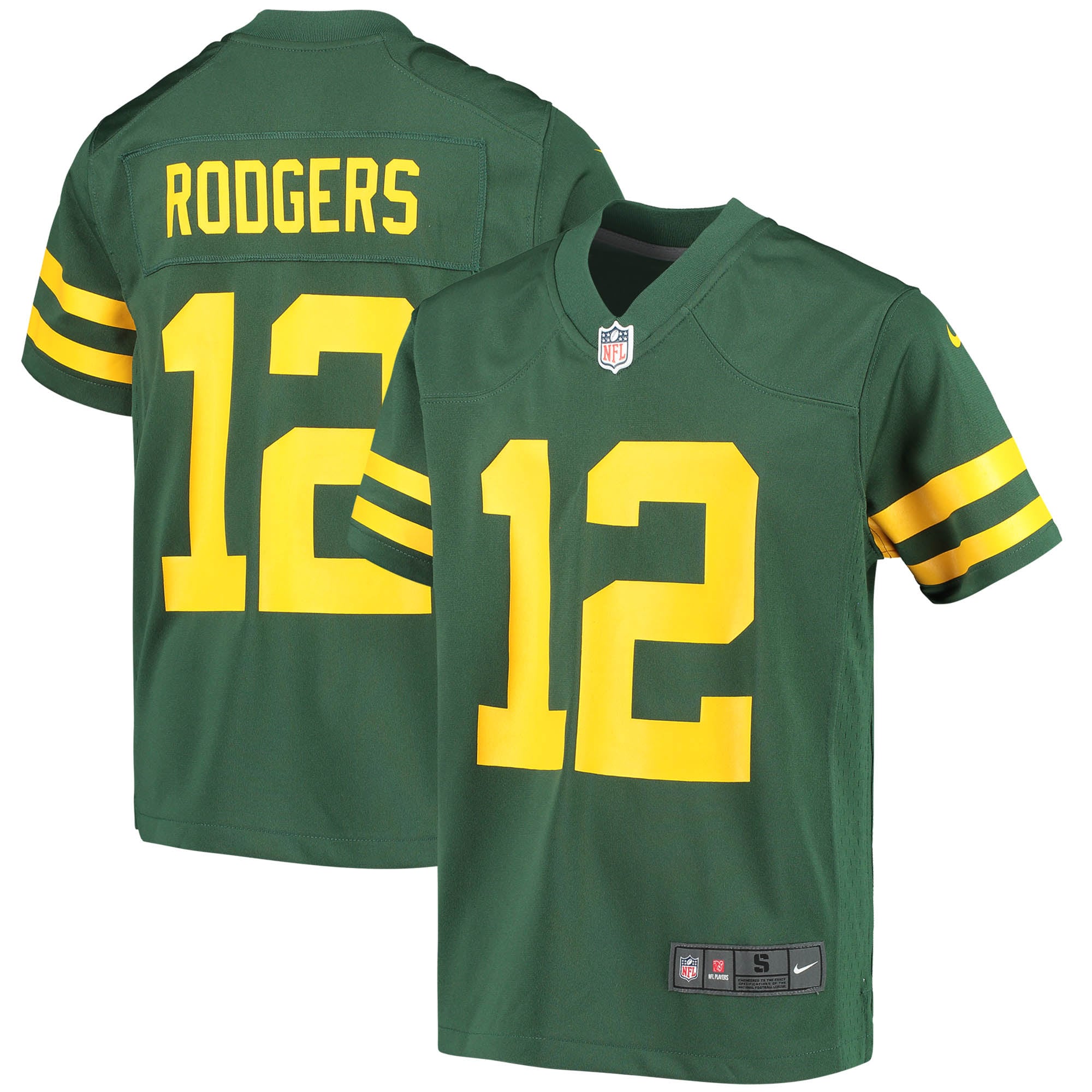 aaron rodgers green bay packers nike youth game jersey green 9790 xs2kk.jpg
