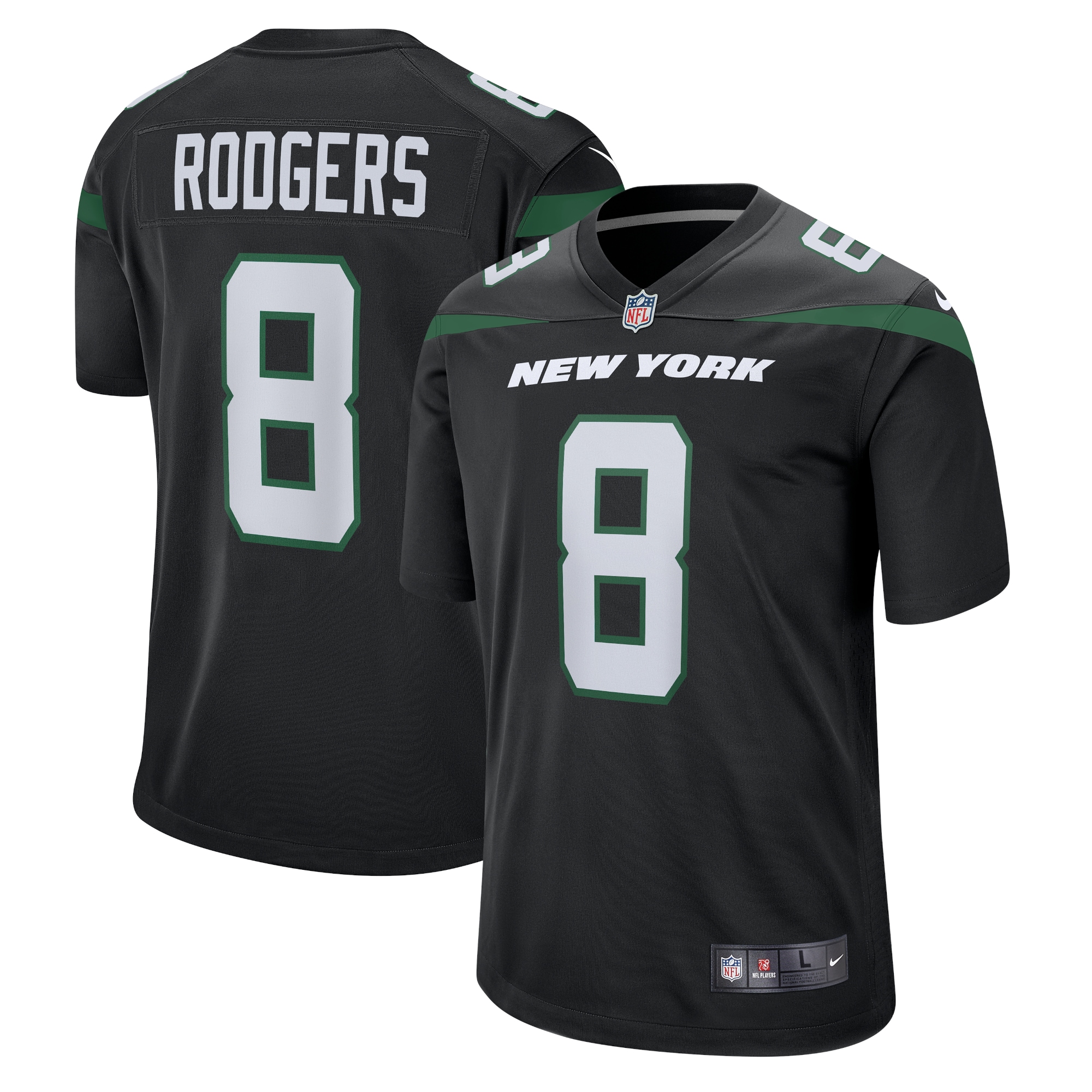aaron rodgers new york jets nike game jersey black 6702 d6rf5.jpg