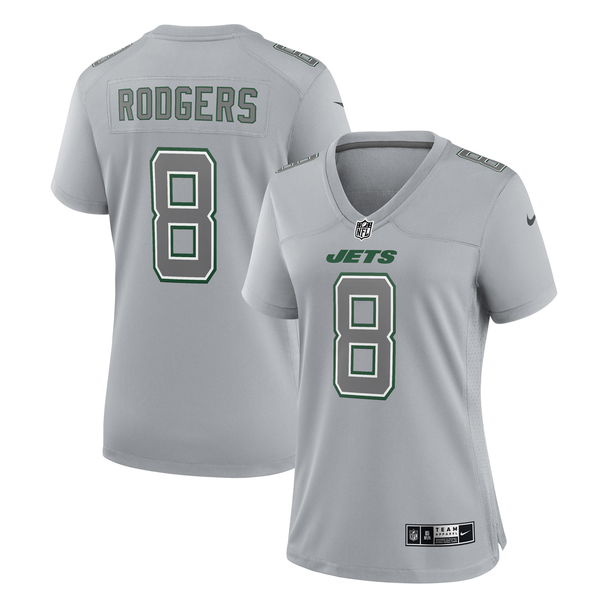aaron rodgers new york jets nike womens atmosphere fashion game jersey heather gray 1181 0d8j4.jpg