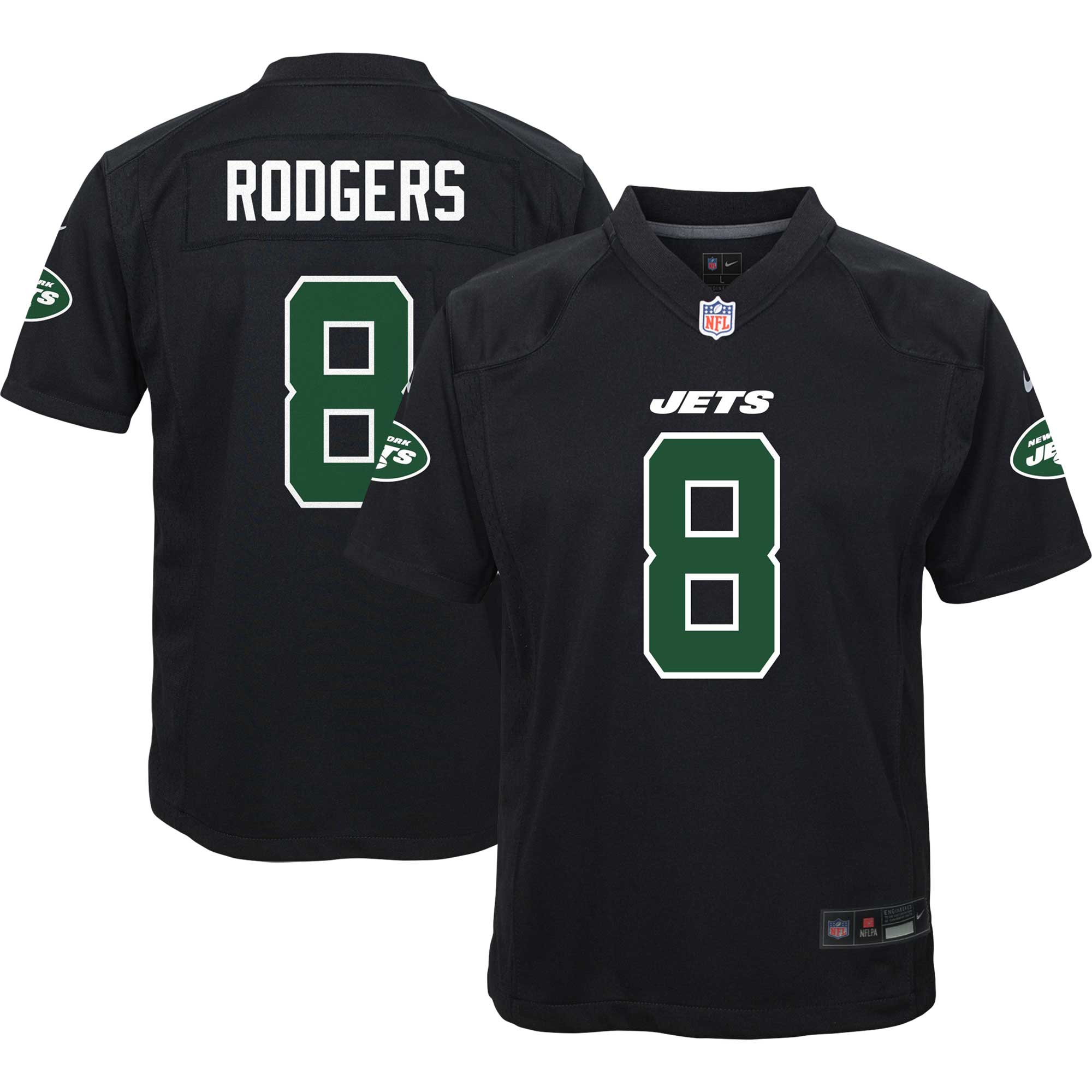 aaron rodgers new york jets nike youth game fashion jersey black 4560 odmmy.jpg