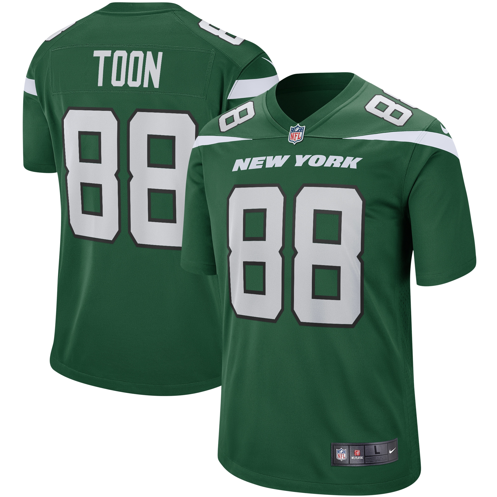 al toon new york jets nike game retired player jersey gotham green 8452 2aucs.jpg