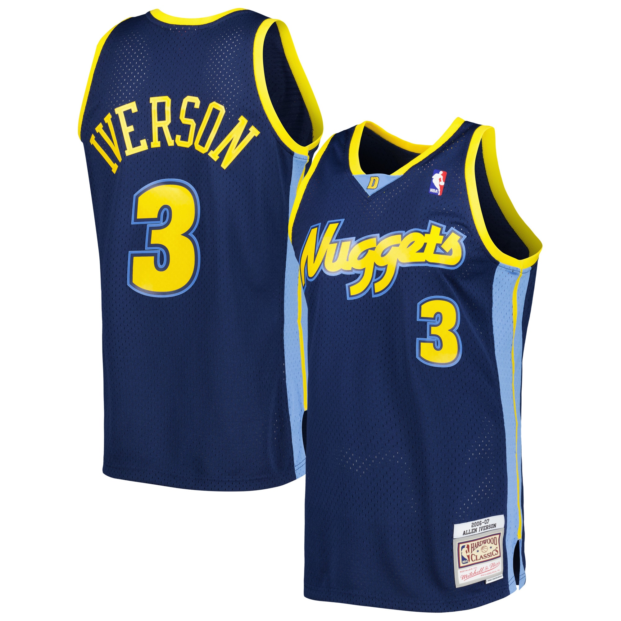 allen iverson denver nuggets mitchell 26amp ness hardwood classics swingman jersey navy 8536 ks2ql.jpg
