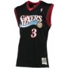 allen iverson philadelphia 76ers mitchell 26amp ness 200001 big 26amp tall hardwood classics swingman jersey black 1652 ywguo.jpg