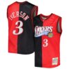 allen iverson philadelphia 76ers mitchell 26amp ness hardwood classics 200001 split swingman jersey blackred 6874 cfcie.jpg