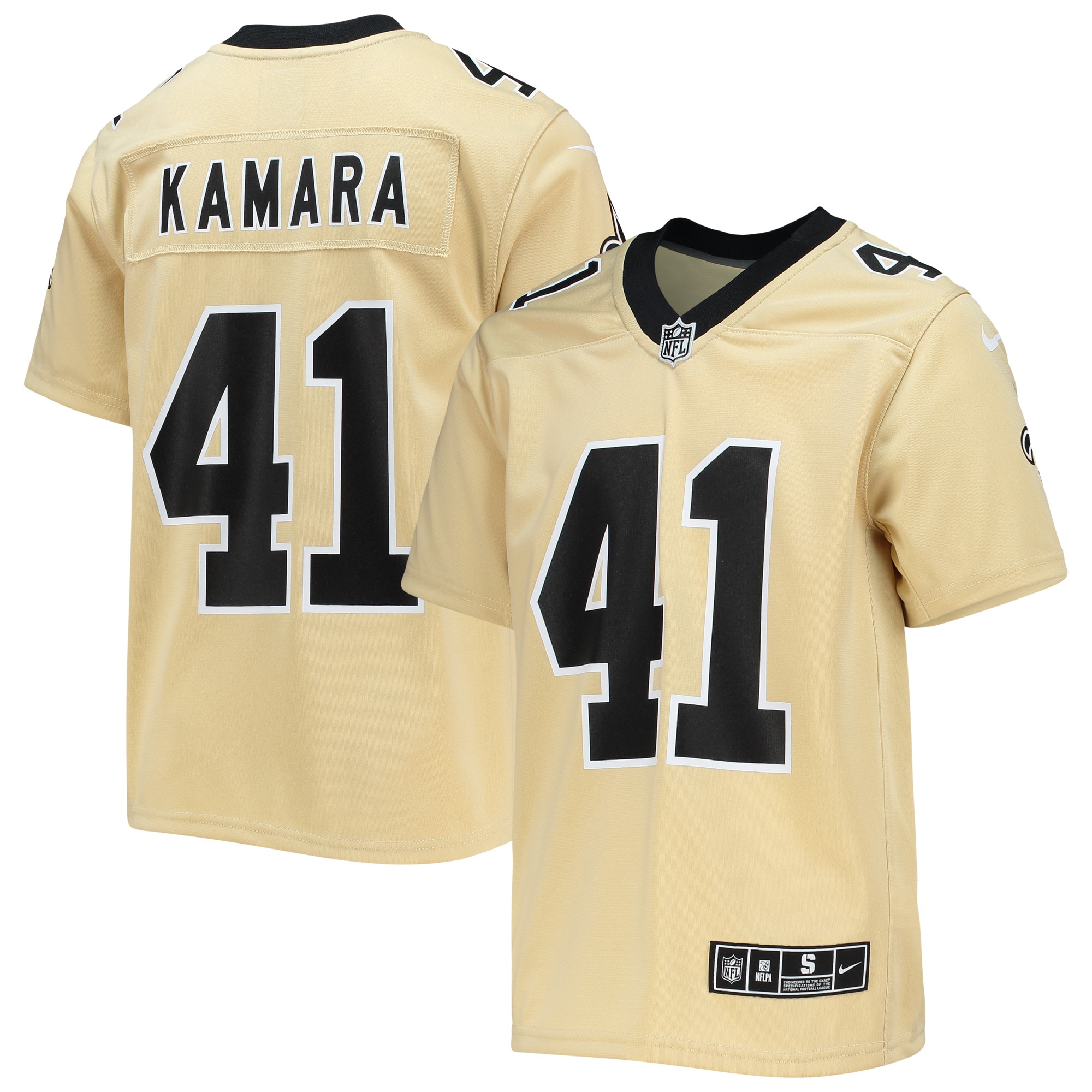 alvin kamara new orleans saints nike youth inverted team game jersey gold 7365 xykbt.jpg
