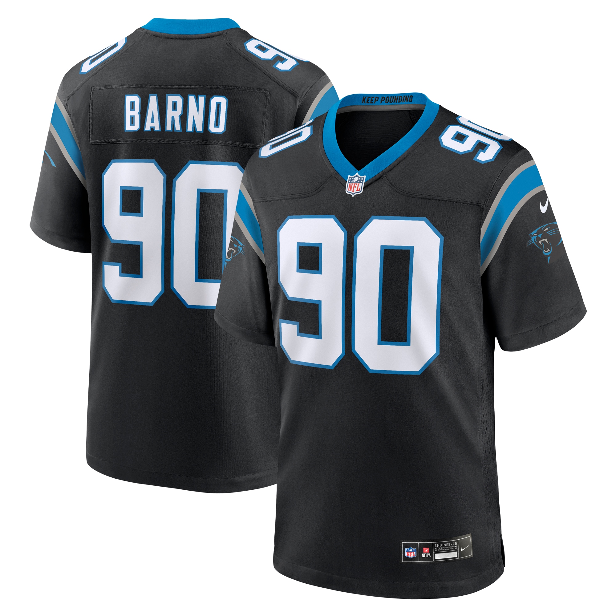 amare barno carolina panthers nike team game jersey black 2362 lpkmw.jpg