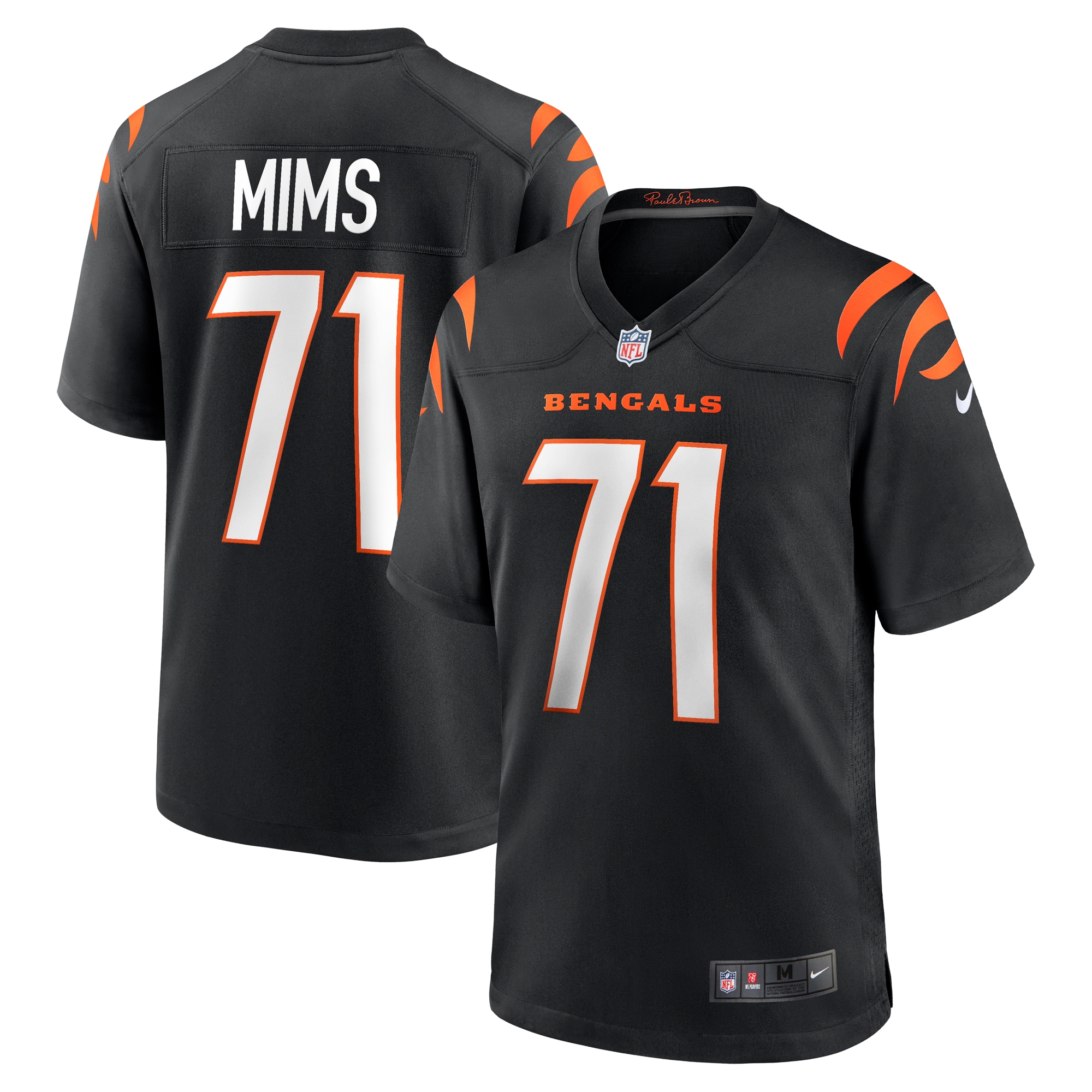 amarius mims cincinnati bengals nike 2024 nfl draft first round pick player game jersey black 1107 4auow.jpg