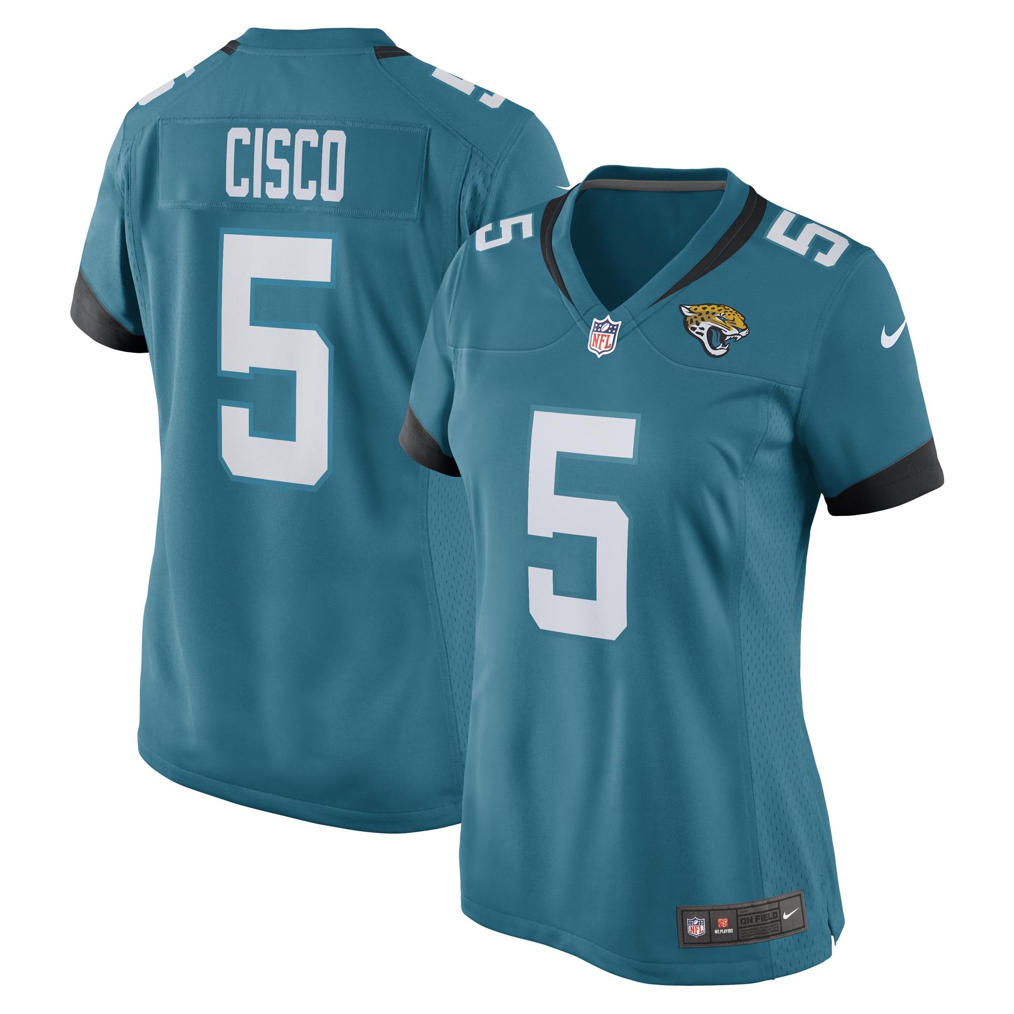 andre cisco jacksonville jaguars nike womens game player jersey teal 9183 fhq11.jpg