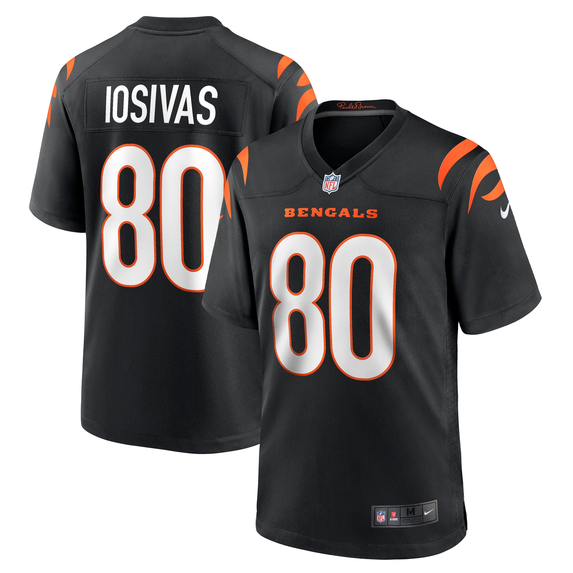 andrei iosivas cincinnati bengals nike team game jersey black 4302 ytvsf.jpg