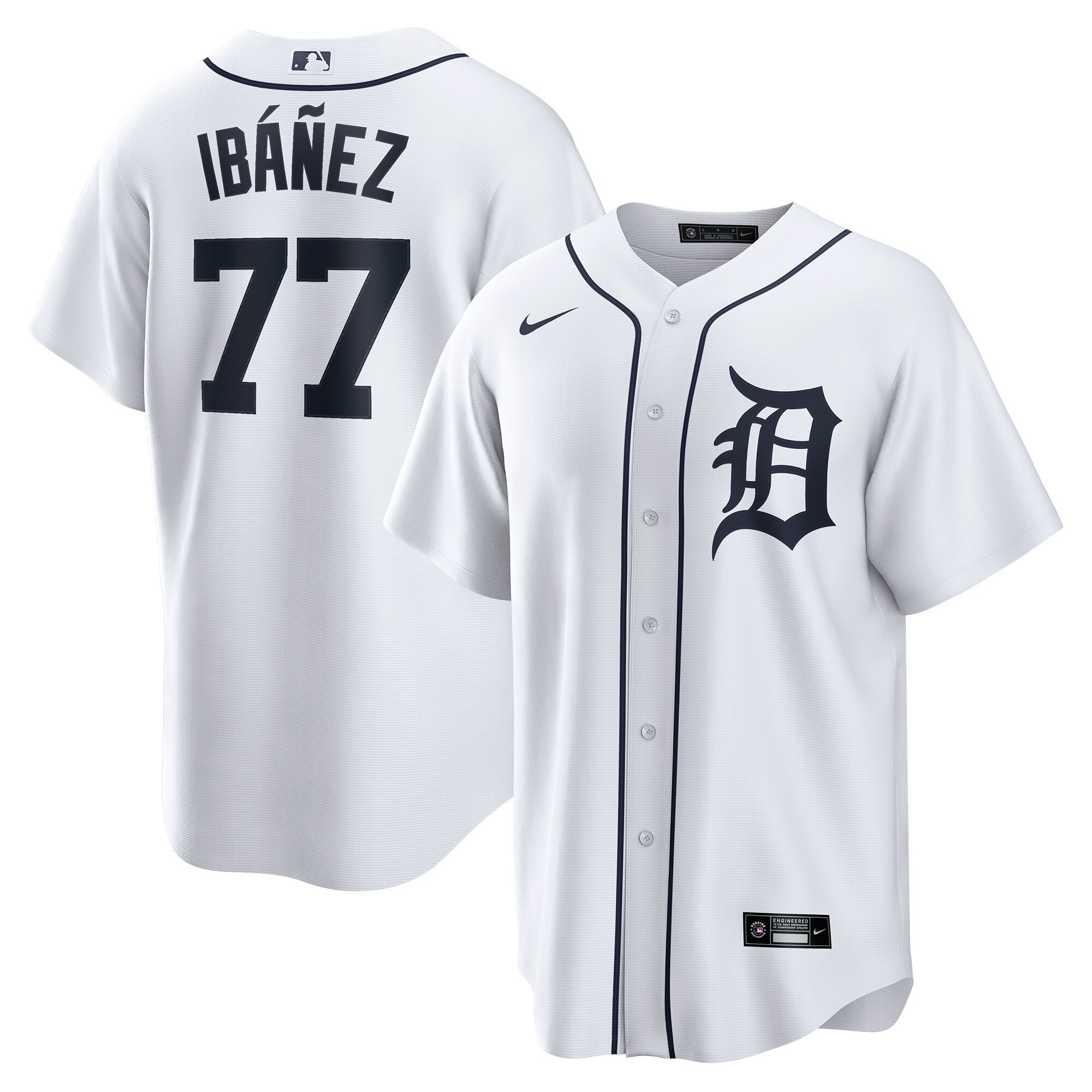 andy ibC3A1C3B1ez detroit tigers nike home replica player jersey white 6495 czxhj.jpg