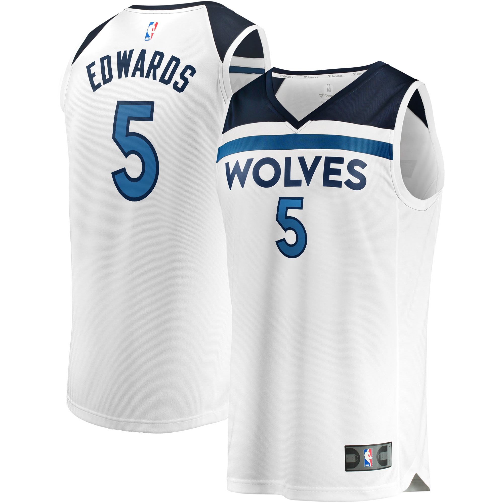 anthony edwards minnesota timberwolves fanatics fast break replica player jersey association edition white 7595 zkjgc.jpg