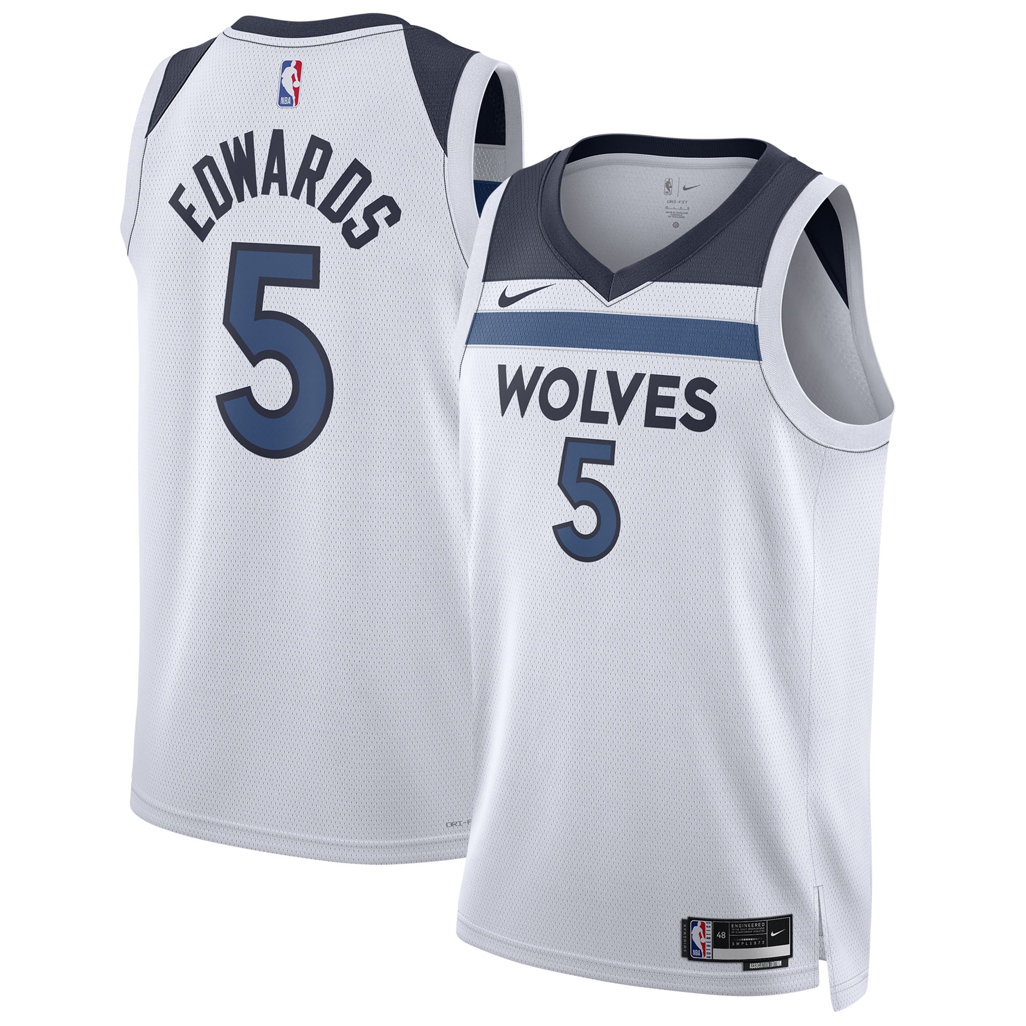 anthony edwards minnesota timberwolves nike unisex swingman jersey association edition white 1495 2n7he.jpg