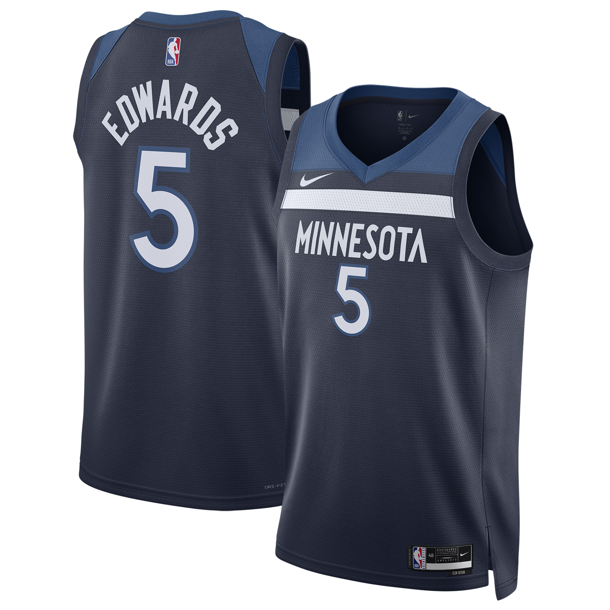 anthony edwards minnesota timberwolves nike unisex swingman jersey icon edition navy 2435 jrxb6.jpg