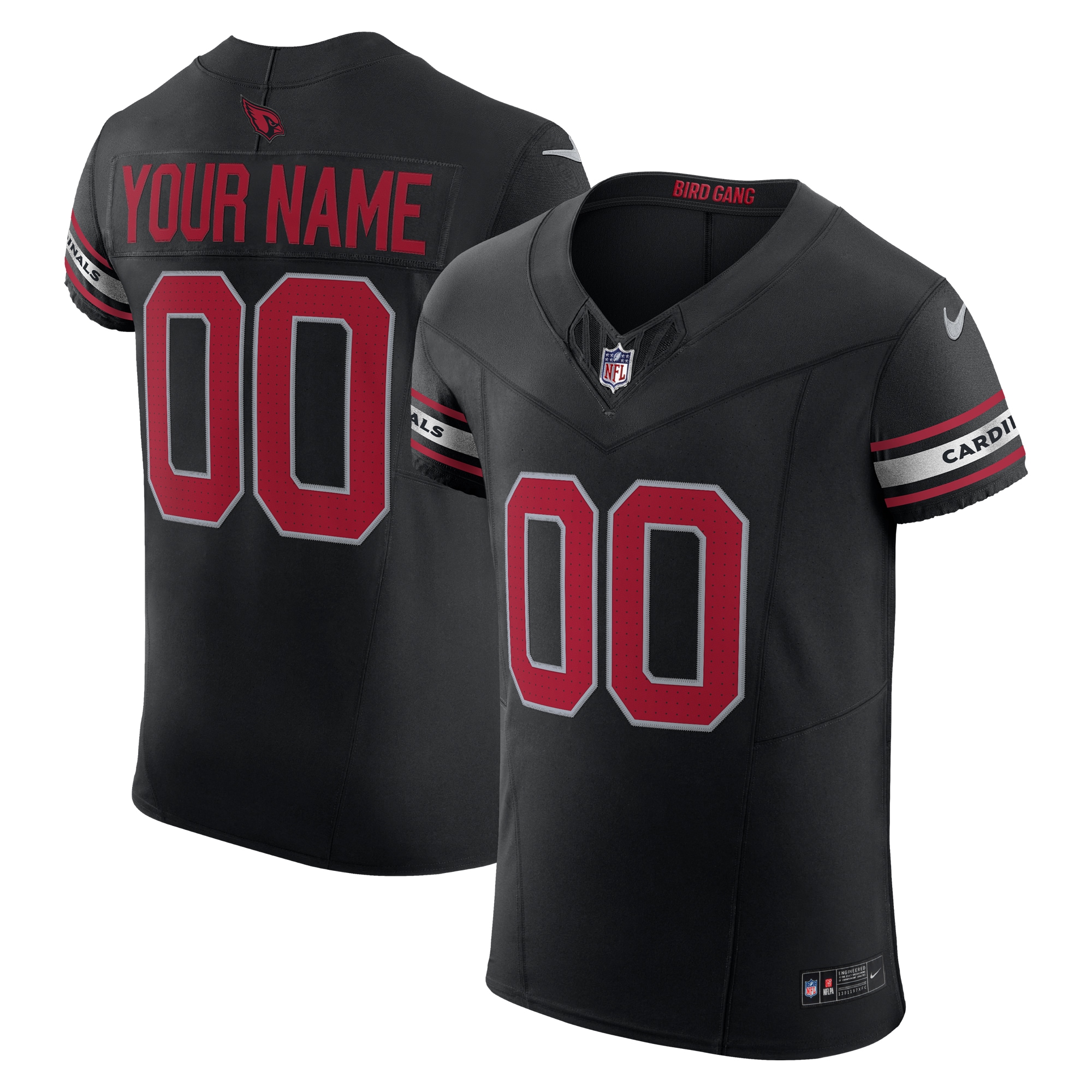 arizona cardinals nike vapor f.u.s.e. elite custom jersey black 5080 sinsh.jpg