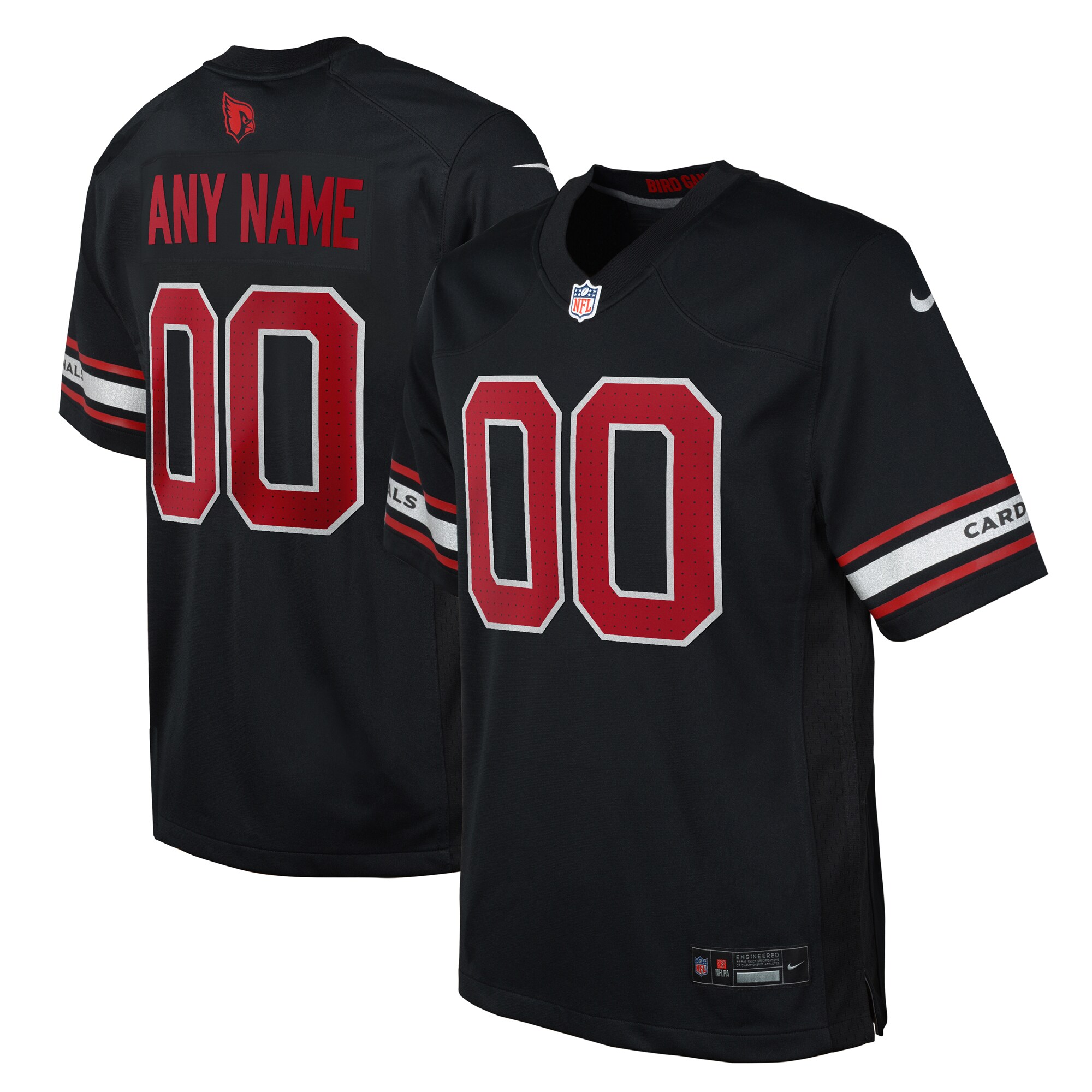 arizona cardinals nike youth alternate custom game jersey black 8100 iurhl.jpg