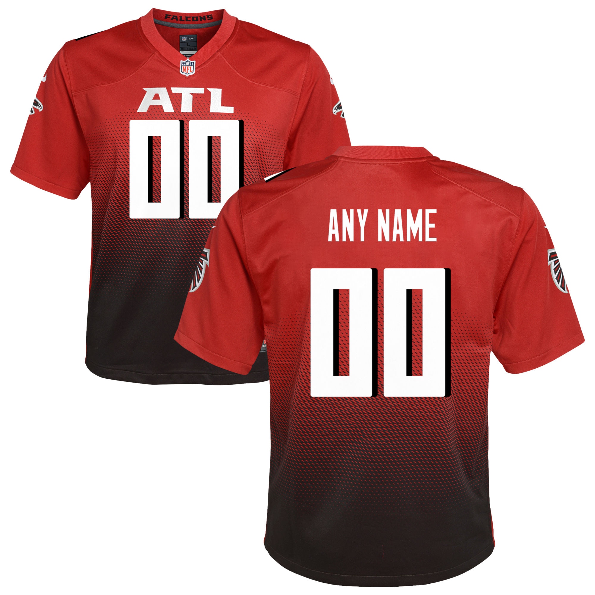 atlanta falcons nike youth alternate custom game jersey red 8987 l8rlu.jpg