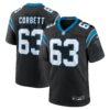 austin corbett carolina panthers nike team game jersey black 4526 6ci5h.jpg