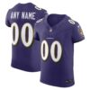 baltimore ravens nike vapor f.u.s.e. elite custom jersey purple 1177 3ynyz.jpg