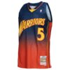 baron davis golden state warriors mitchell 26amp ness 200607 hardwood classics fadeaway swingman player jersey navyorange 6111 5vvwt.jpg
