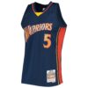 baron davis golden state warriors mitchell 26amp ness 200607 hardwood classics nba 75th anniversary diamond swingman jersey royal 2185 vnozt.jpg