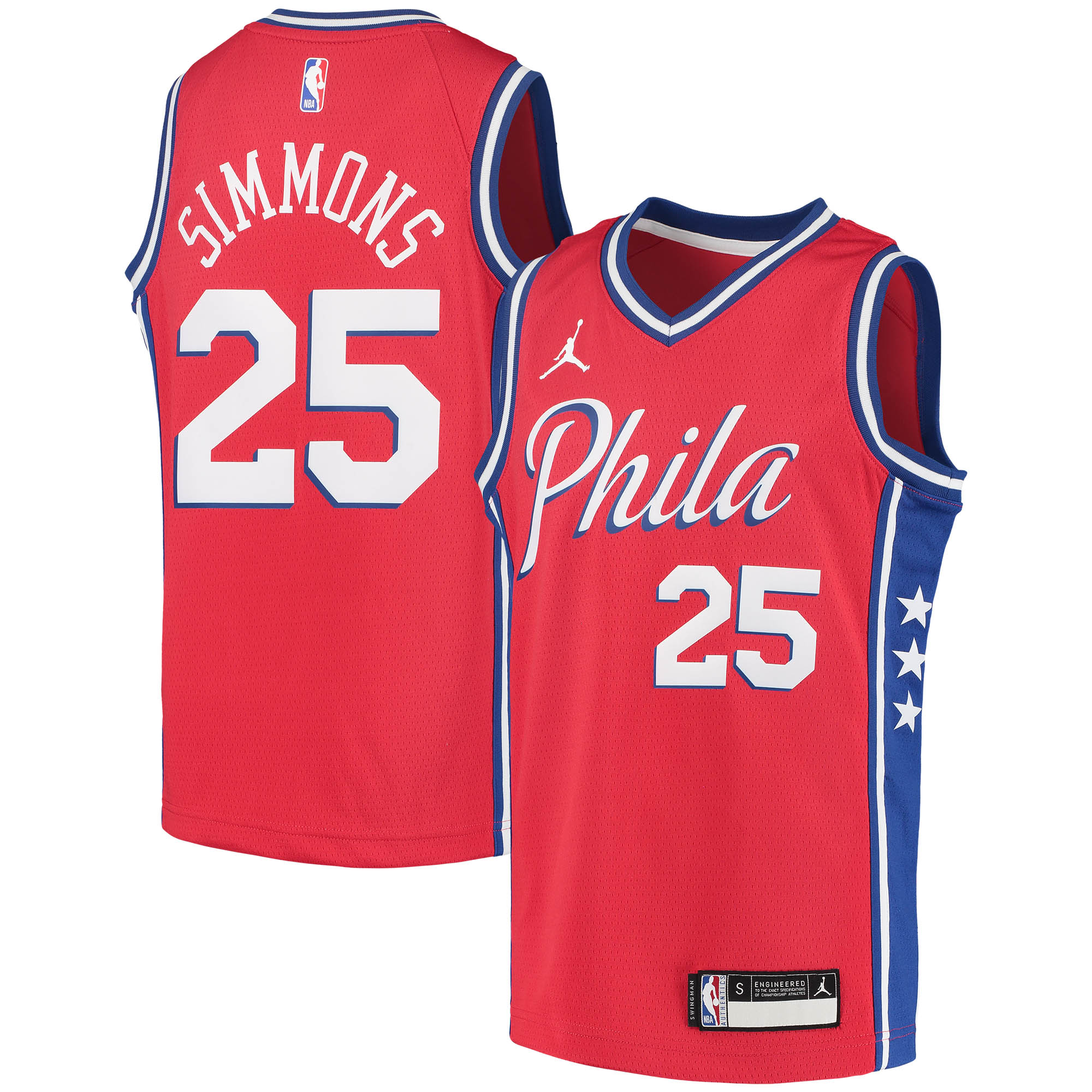 ben simmons philadelphia 76ers jordan brand youth 202021 swingman player jersey statement edition red 2168 xyauq.jpg