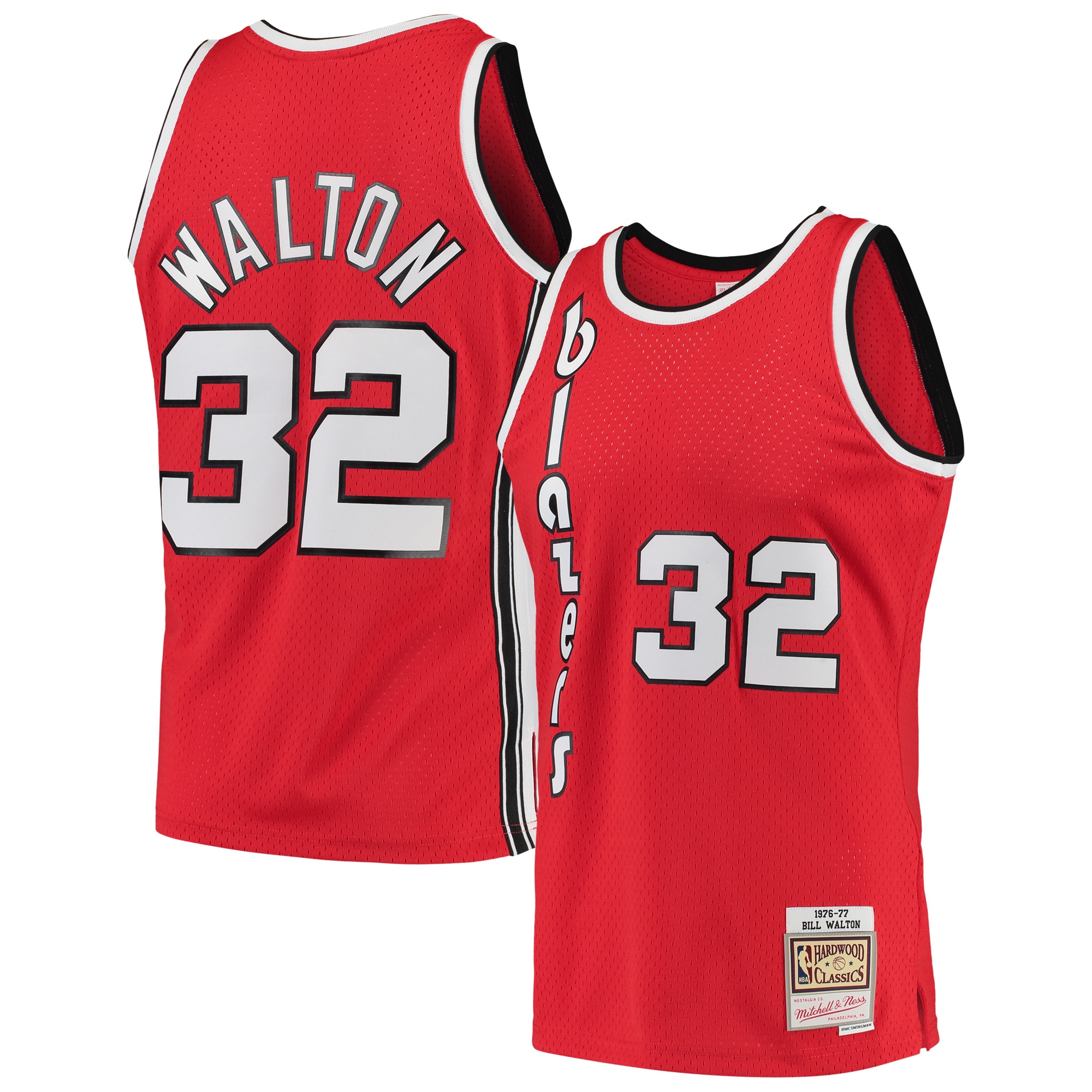 bill walton portland trail blazers mitchell 26amp ness 197677 hardwood classics swingman jersey red 5004 n4xpz.jpg