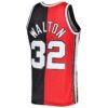 bill walton portland trail blazers mitchell 26amp ness hardwood classics 197677 split swingman jersey redblack 6767 rk4op.jpg