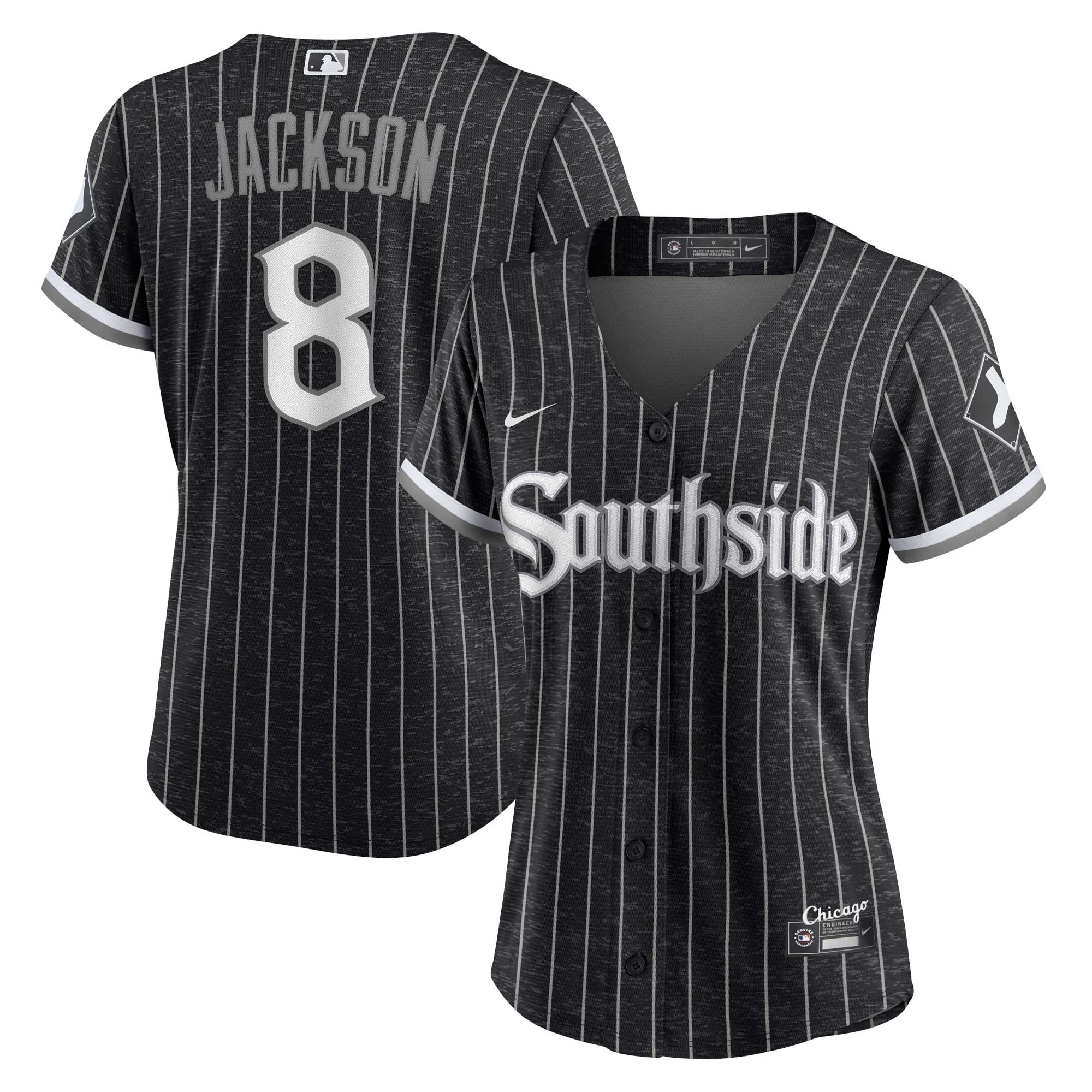 bo jackson chicago white sox nike womens city connect replica player jersey black 5099 jqlxn.jpg