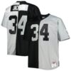 bo jackson las vegas raiders mitchell 26amp ness big 26amp tall split legacy retired player replica jersey blacksilver 8066 80uhj.jpg