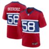 bobby okereke new york giants nike alternate player game jersey century red 6388 aymwp.jpg