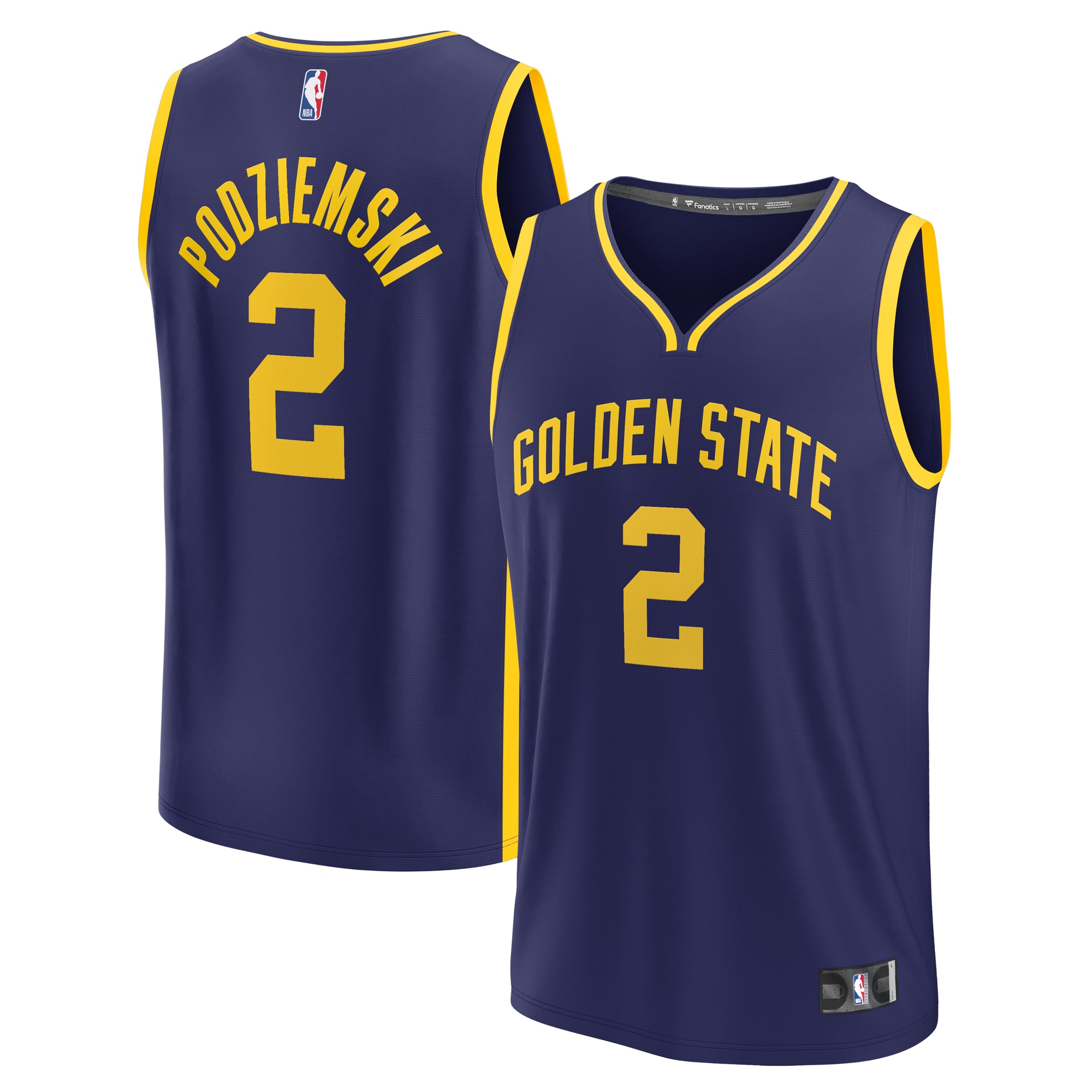 brandin podziemski golden state warriors fanatics fast break replica jersey statement edition navy 2247 un08h.jpg