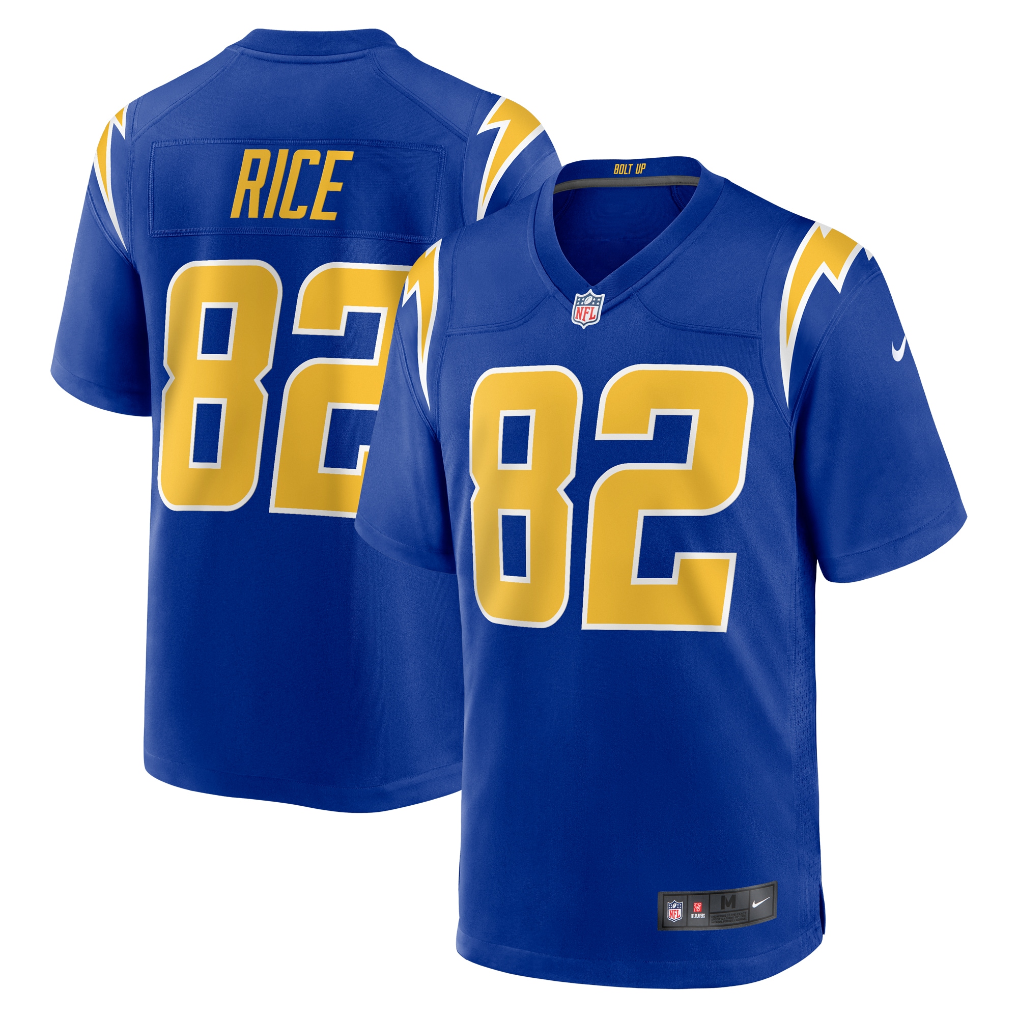 brenden rice los angeles chargers nike 2024 nfl draft 2nd alternate game player jersey royal 1301 ubxbl.jpg