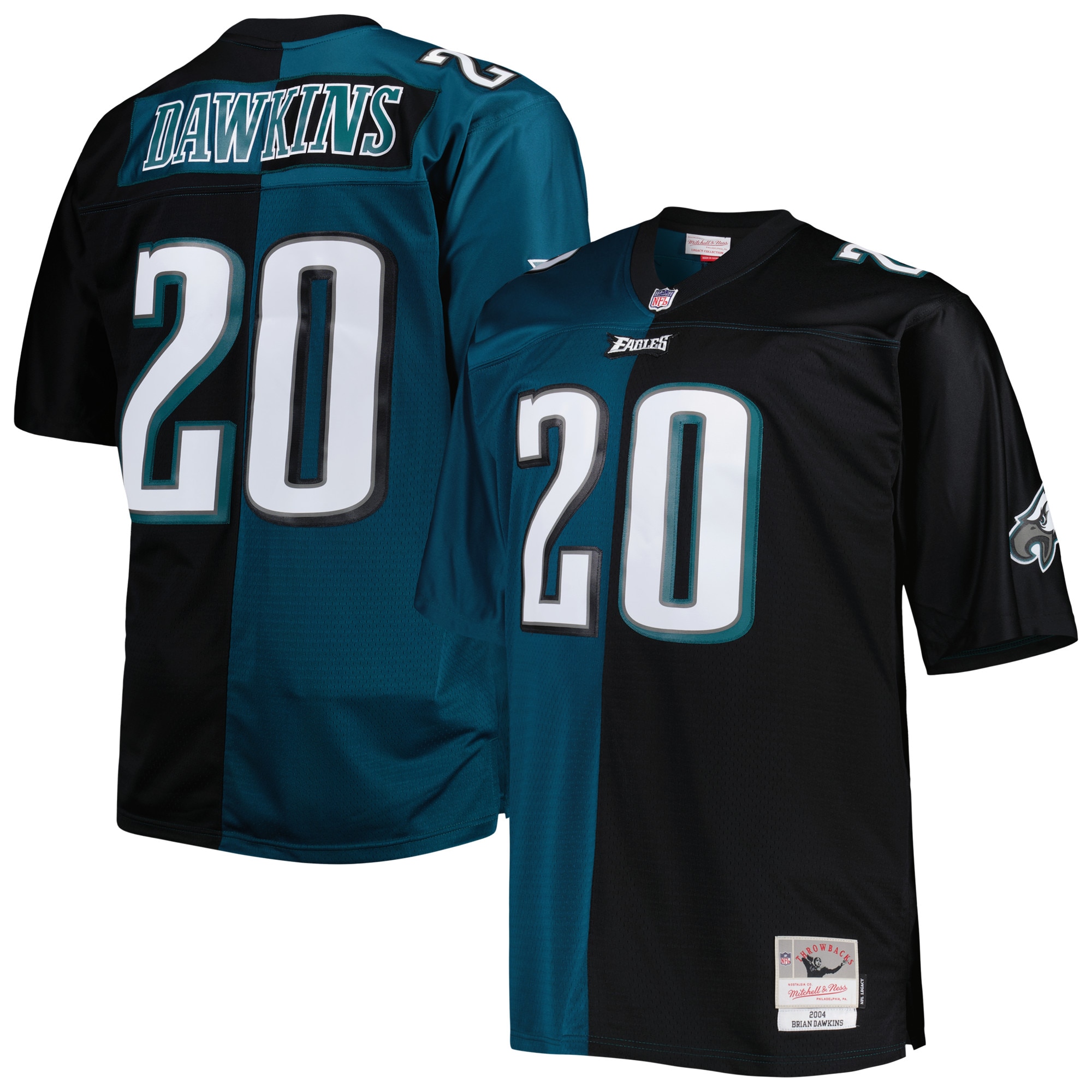 brian dawkins philadelphia eagles mitchell 26amp ness big 26amp tall split legacy retired player replica jersey midnight greenblack 6016 txnbh.jpg