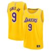 bronny james los angeles lakers fanatics 2024 nba draft fast break player jersey icon edition gold 7877 sjb9b.jpg