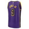 bronny james los angeles lakers fanatics fast break replica player jersey statement edition purple 4629 mcvo4.jpg