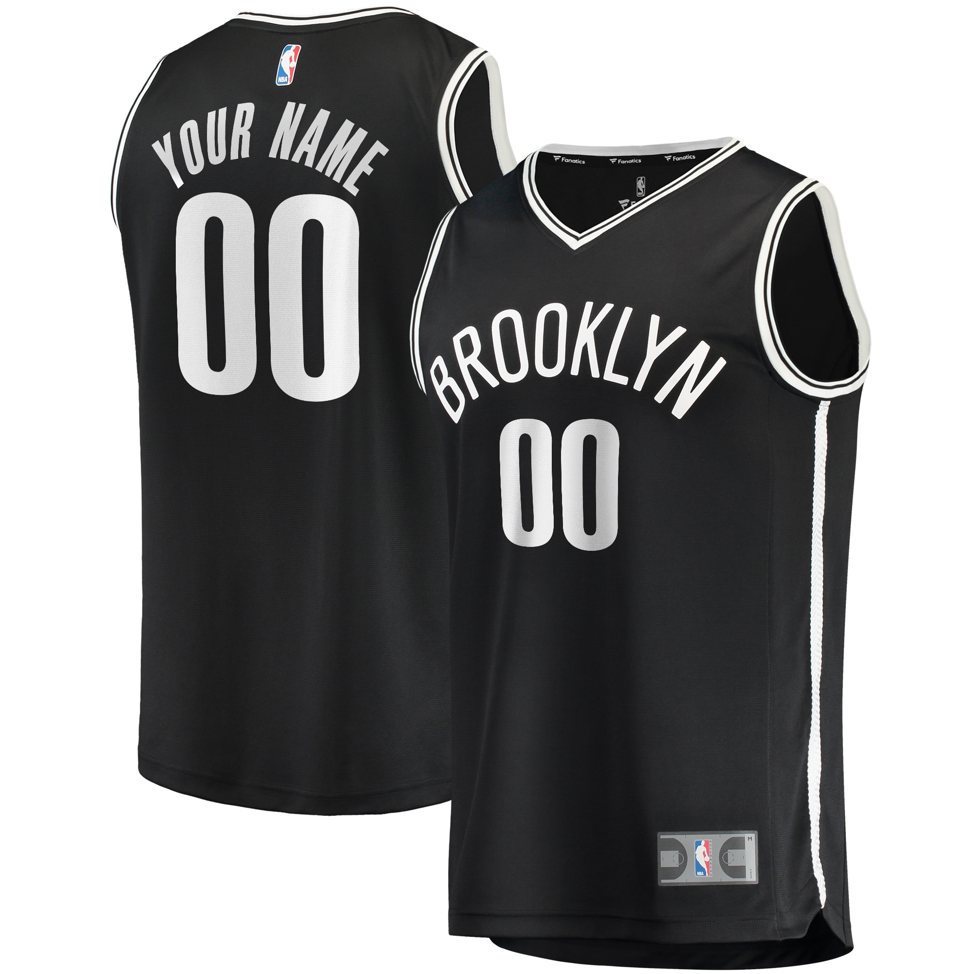 brooklyn nets fanatics youth fast break custom replica jersey black icon edition 2163 ibmxf.jpg