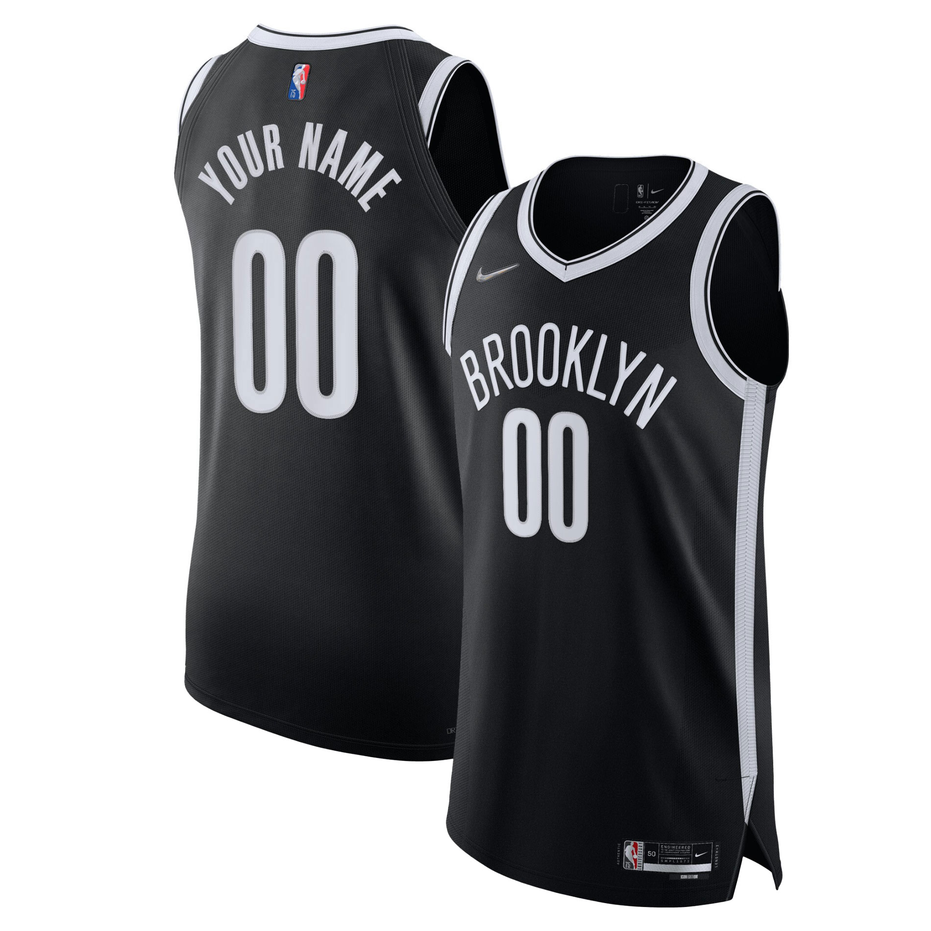 brooklyn nets nike 202122 diamond authentic custom jersey icon edition black 1180 gu3kr.jpg