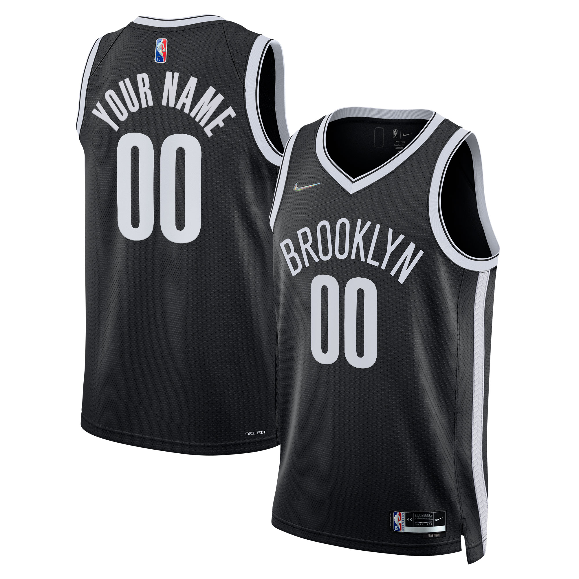 brooklyn nets nike 202122 diamond swingman custom jersey icon edition black 9402 haevr.jpg