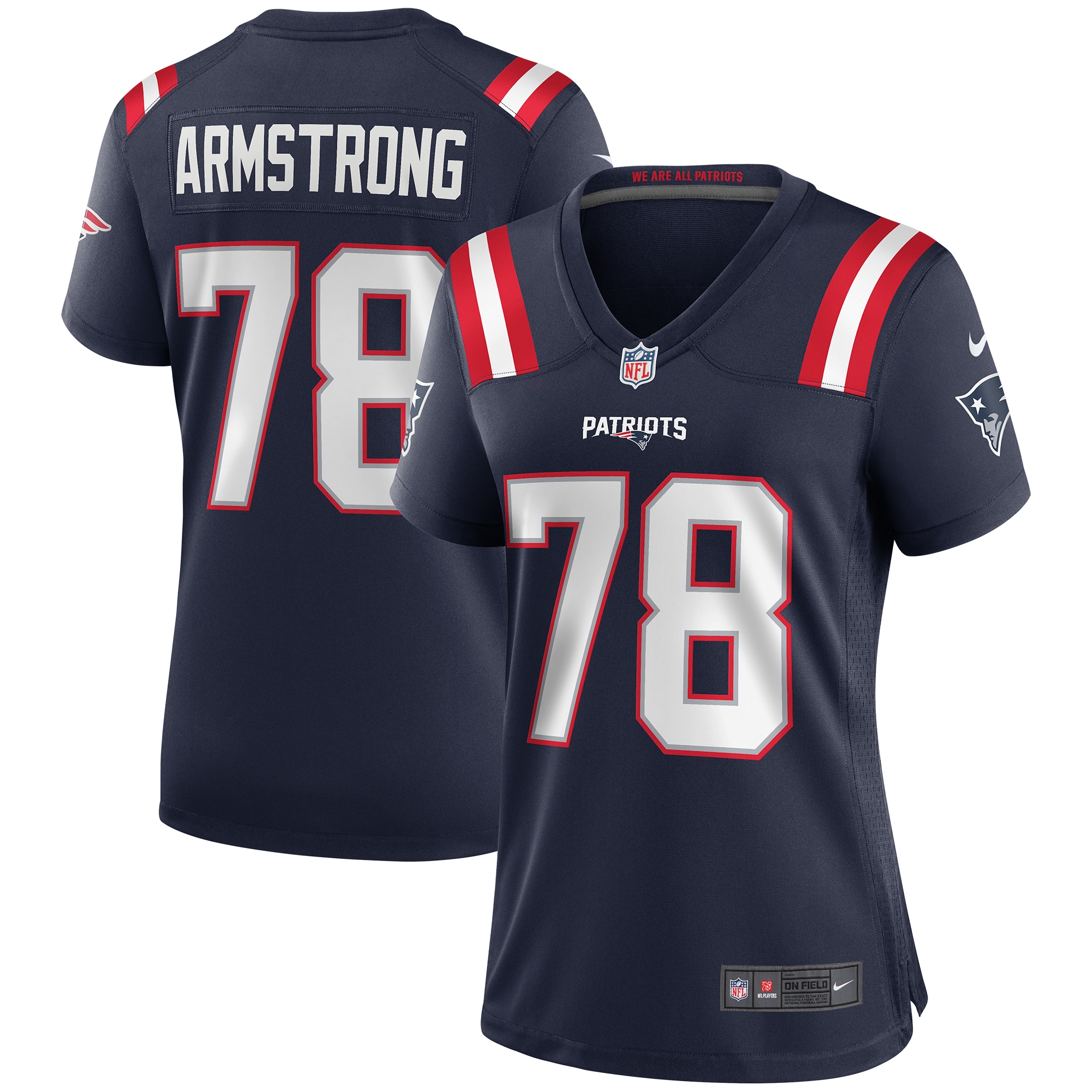 bruce armstrong new england patriots nike womens game retired player jersey navy 7457 gvzzm.jpg