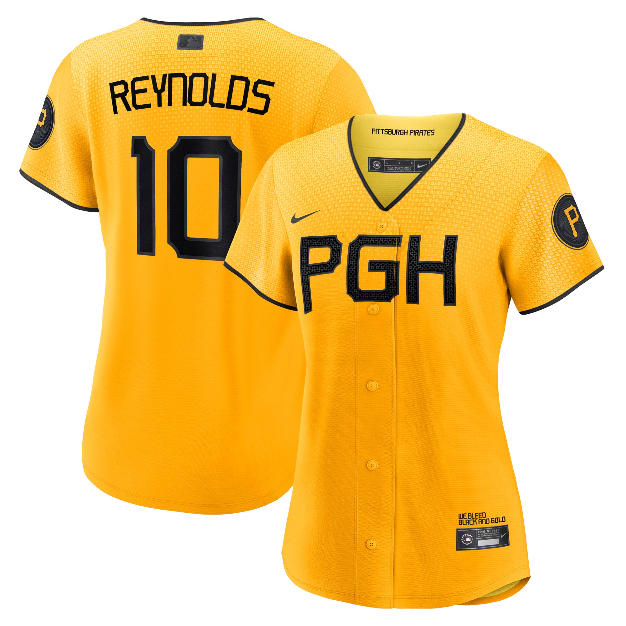 bryan reynolds pittsburgh pirates nike womens city connect replica player jersey gold 2346 jzfer.jpg